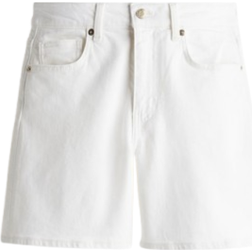 H&M High Waisted Denim Shorts - White