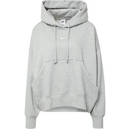Nike Sportswear Phoenix Fleece Over-Oversized Pullover Hoodie Women's - Dark Grey Heather/Sail