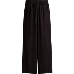 H&M Wide Pull-On Trousers - Black