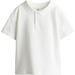 H&M Pikétröja I Bomull - Vit