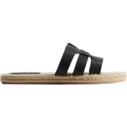 H&M Ladies Black Espadrille sandals