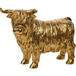 Hestia Gold Highland Cow Small One Size Figurine