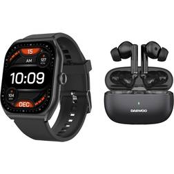 Daewoo Complete Activity Set Active+ Smart Watch 120 Sports Modes Bluetooth True Wireless Earphones 15hrs