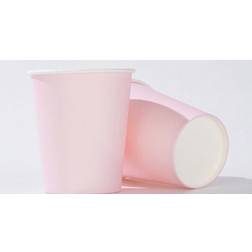 Shein Disposable Light Pink Paper Cups 10pcs
