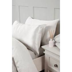 Silky Silky Silks 100% Mulberry Silk Standard Pillowcase - Pillow Case White