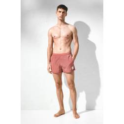 H&M Badshorts I Nylon - Mörkrosa