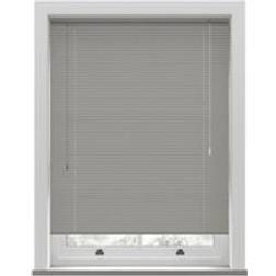 New Edge Blinds Grey PVC Venetian Blind 152cm Drop 25mm Slats 175cm