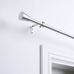 OHS Pole Extendable Finnials Trumpet End Rings Grey