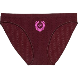 PINK Seamless Bikini Panty - Wild Rose w/ Laurel P Graphic