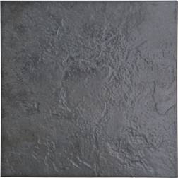 COLOURS Cirque Black Matt Stone Effect Ceramic Indoor Floor Tile Sample