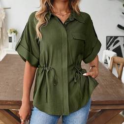 Shein Damen Elegante Urlaubs-/Büro Bluse - Komfortable