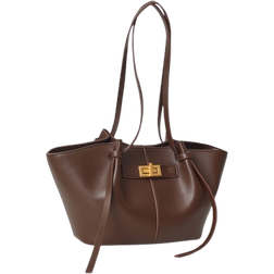 Gina Tricot Midi Long Strap Bag - Dark Brown