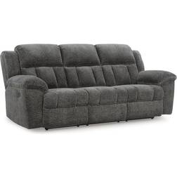 Signature Design by Ashley Frohn Reclining Graphite Sofa 91" 3 Seater