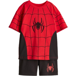 H&M Boys 2-Piece Printed Set - Red