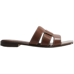 H&M Leather Sandals - Orange