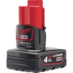 Milwaukee M12B4 Li-Ion Battery 12V 4.0Ah
