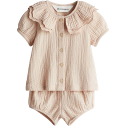 H&M Cotton Muslin Set 2-piece- Powder Pink (1277950001)