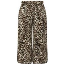 Yours Leopard Print Midaxi Culottes - Brown