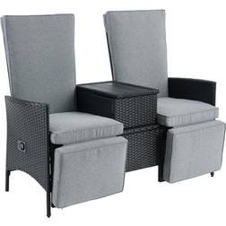Ambia Garden 1694005001 Outdoor Lounge Set, 1 Table incl. 2 Chairs
