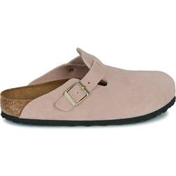 Birkenstock Boston Suede Leather - Light Rose