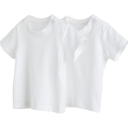 H&M Cotton T-shirts 2-pack - White (1088053001)
