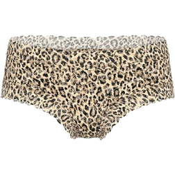 Victoria's Secret The Lacie Lace Cheeky Panty - Natural Leopard