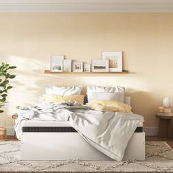 Emma Lite Mattress - White - Single Coil Spring Matress 150x200cm