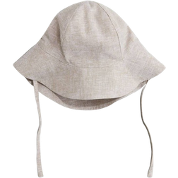 H&M Baby Sonnenhut aus Leinenmix Beige 74/80 6-12M