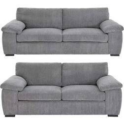 Luxury Life Collingdale Jumbo Cord Sofa 190cm 2pcs 2 Seater, 3 Seater