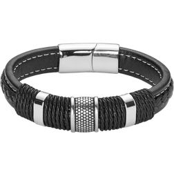 Lucléon Icon Bracelet - Silver/Black