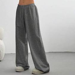 Shein Damen Lässig Loose Jogginghose mit Kordelzug - Taille
