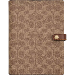 Coach Outlet Notebook In Signature Canvas Brown
