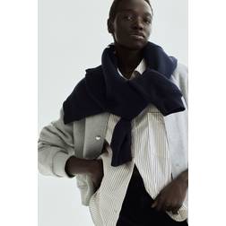 H&M Oversized Cotton Shirt - White
