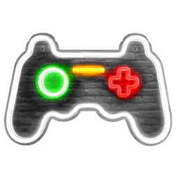 MECHARITE Controller LED Neon Sign - White Vägglampa