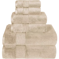 Liz Claiborne Signature Plush Guest Towel Beige (45.7x45.7cm)