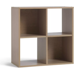 Argos Home Squares 4 Cube Oak Book Shelf 61cm