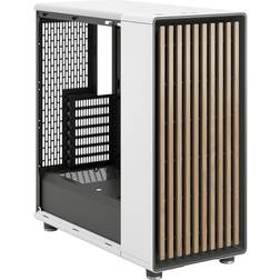 Fractal Design North Chalk White TG Clear