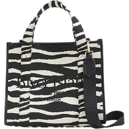 River Island Zebra Embroidered Tote Bag - Black