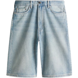 H&M Baggy Denim Shorts - Light Denim Blue