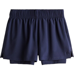H&M Double Quality Running Shorts with DryMove - Navy Blue