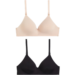 H&M MAMA Orange 2-pak vatteret amme-bh uden bøjle