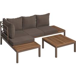 Ambia Garden 2306001701 Outdoor Lounge Set, 1 Table incl. 2 Sofas