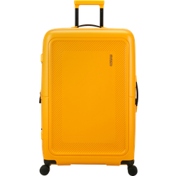 American Tourister DashPop Large Check in Expandable 77cm - Golden Yellow