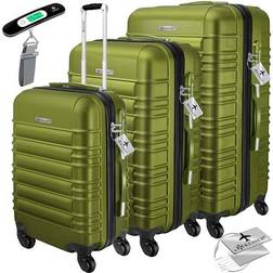 Kesser Hard Suitcase 3 delar - Khaki