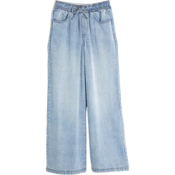 River Island Wide Leg Pyjama Style Jeans - Blue