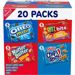 Nabisco Classic Mix Variety Pack With Cookies & Crackers 19.8oz 20pcs