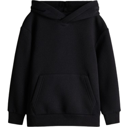 H&M Gutt Sort Hettegenser 134/140 8-10Y