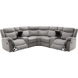 Wilko Sherford Corner Grey Sofa 271cm 5 Seater