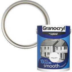 Leyland Trade Granocryl Smooth Masonry Paint Brilliant White 2.5L