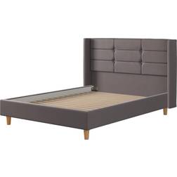 Silentnight Lilith Upholstered Bed Frame - Charcoal Velour